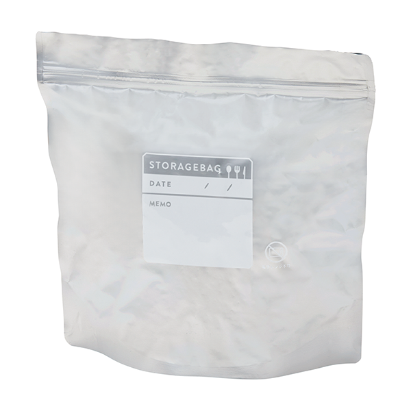 オリジナル おいしく保存!アルミジッパーバッグ3枚組