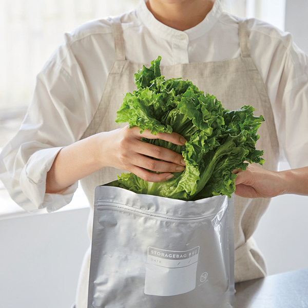 オリジナル おいしく保存!アルミジッパーバッグ3枚組