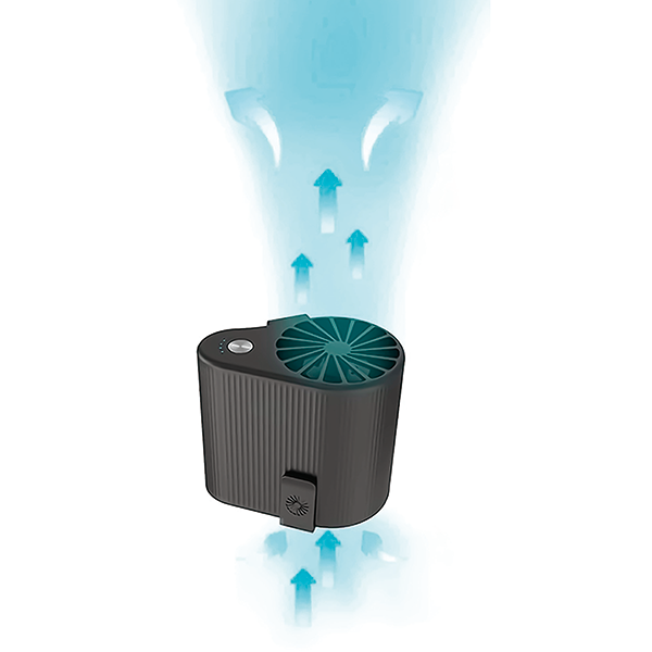 オリジナル USB充電式 コンパクトベルトファン