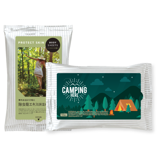 オリジナル　【小ロット】ボディシート　プロテクトスキン　10枚入(ラベル貼り)