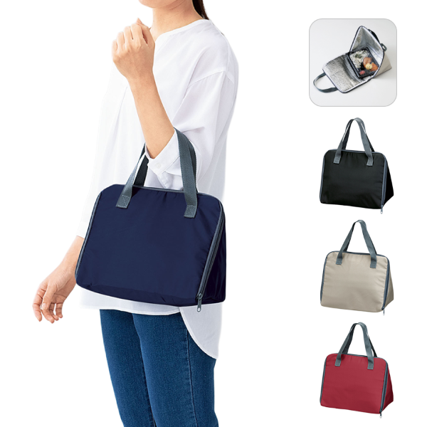 オリジナル　プレント　保冷温デルタバッグ