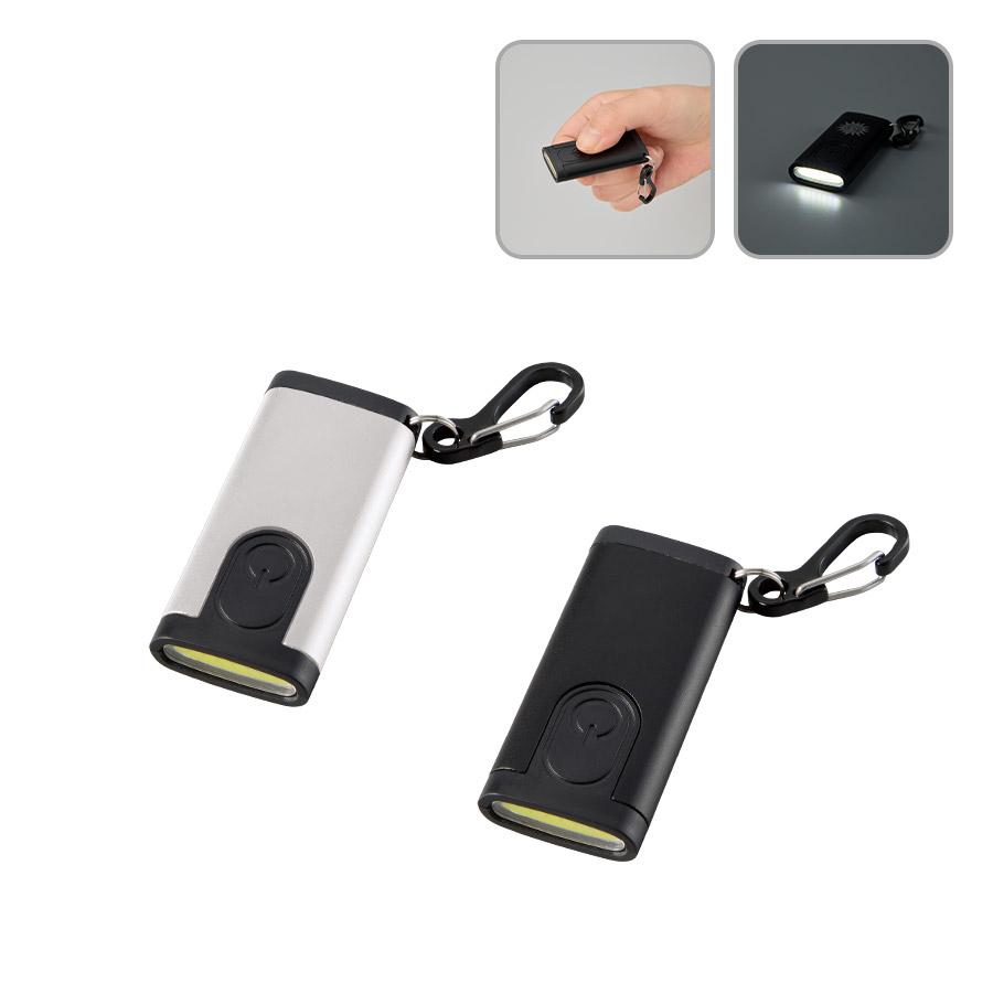 オリジナル　COBカラビナ付コンパクトライト