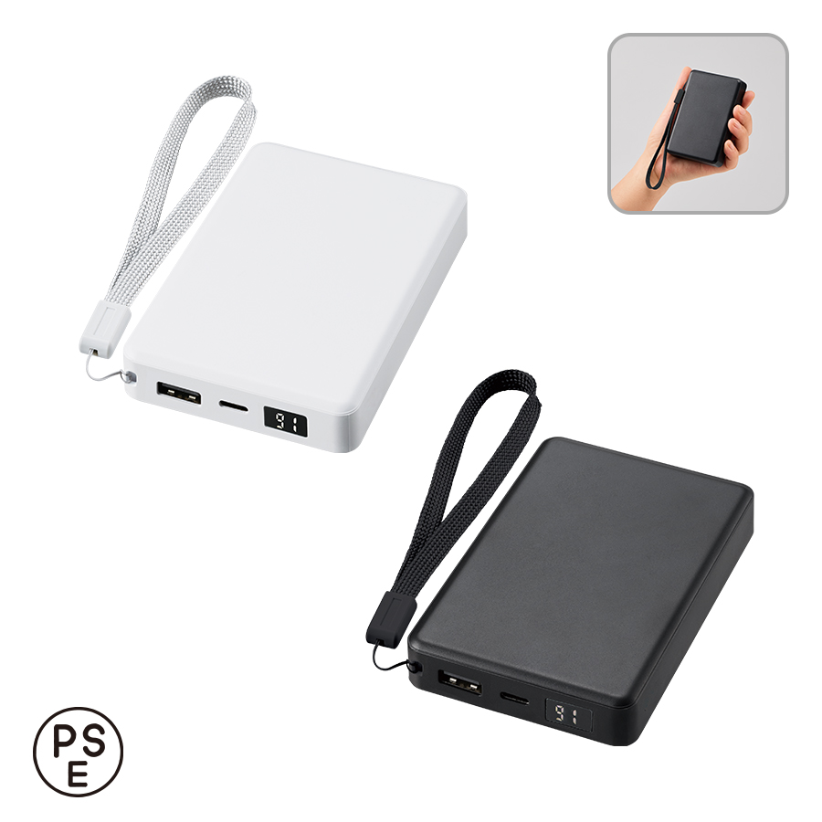 オリジナル　モバイルチャージャー8000　デジタル表示付