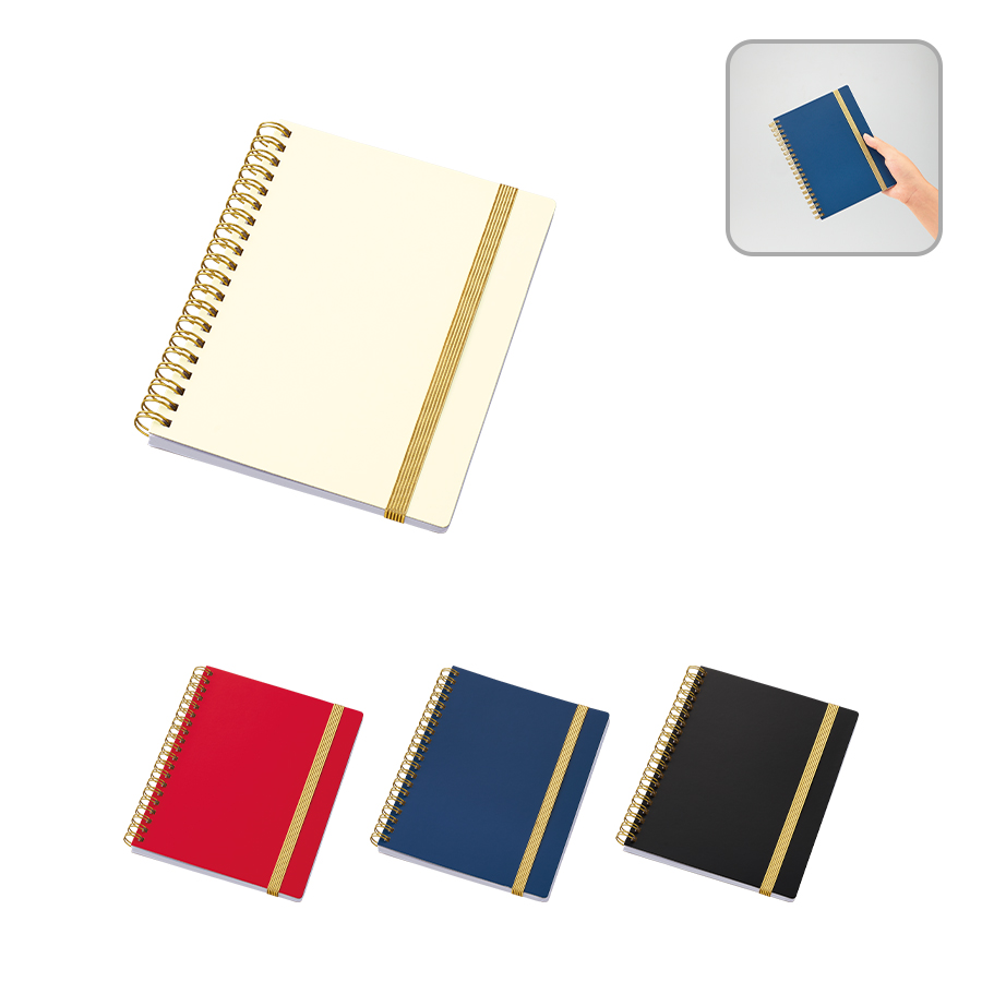 オリジナル　ゴールドリングハンディノート