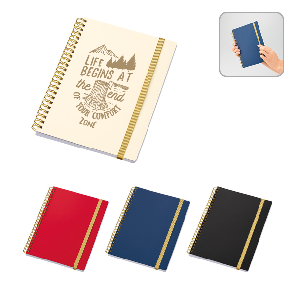 オリジナル　ゴールドリングA5ノート