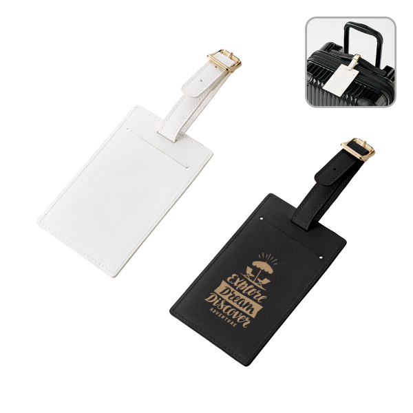 オリジナル　全面印刷できる合皮ラゲッジタグ