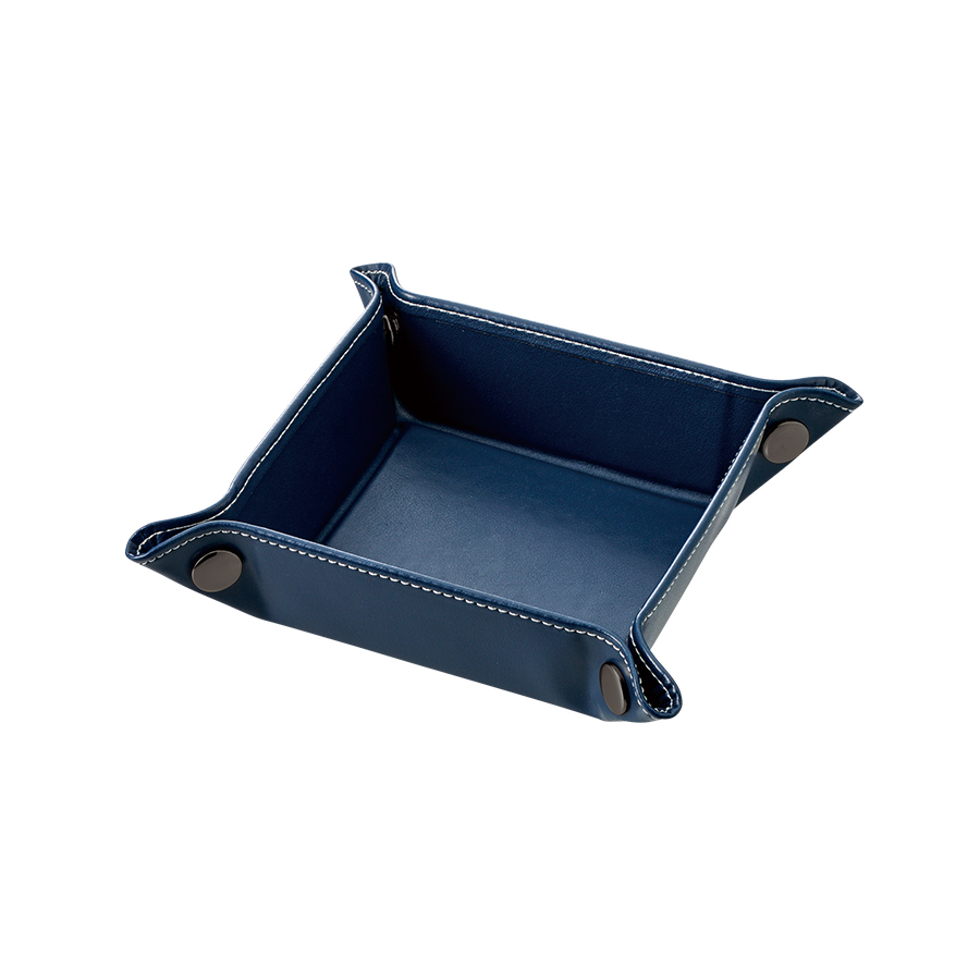 オリジナル レザースタイルボタントレイ