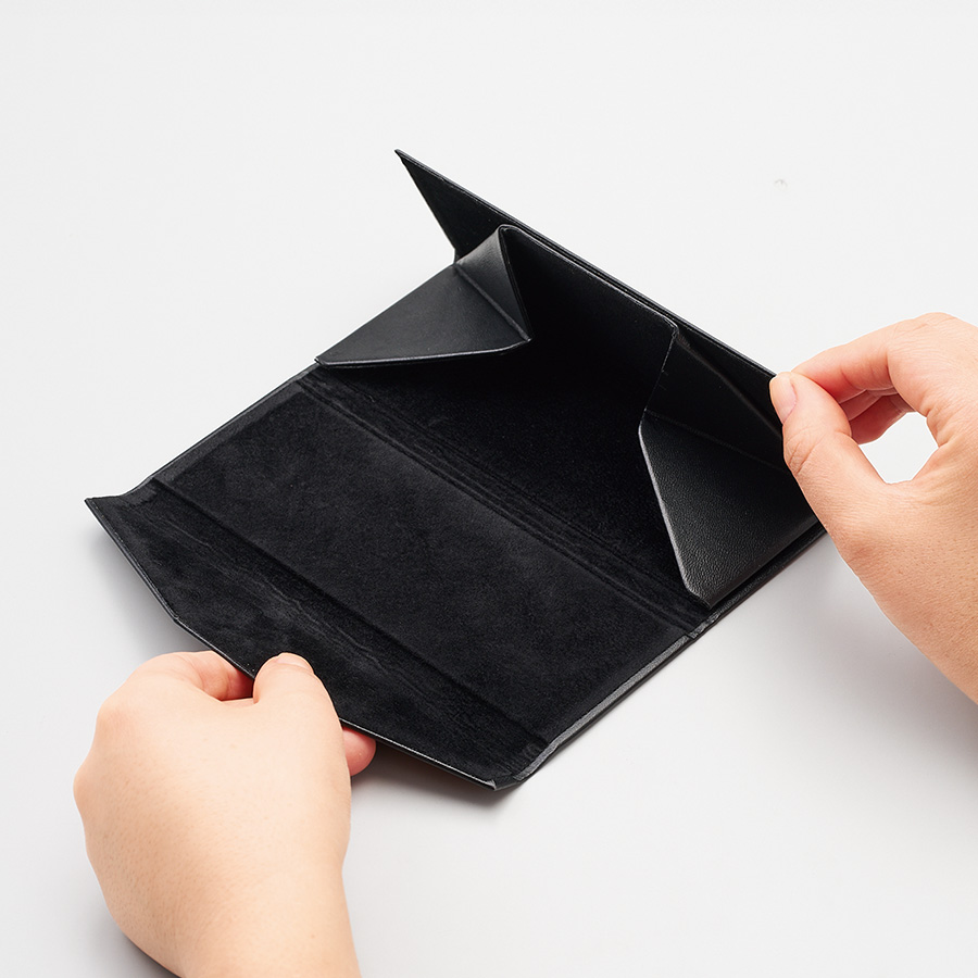 オリジナル レザースタイルメガネケース