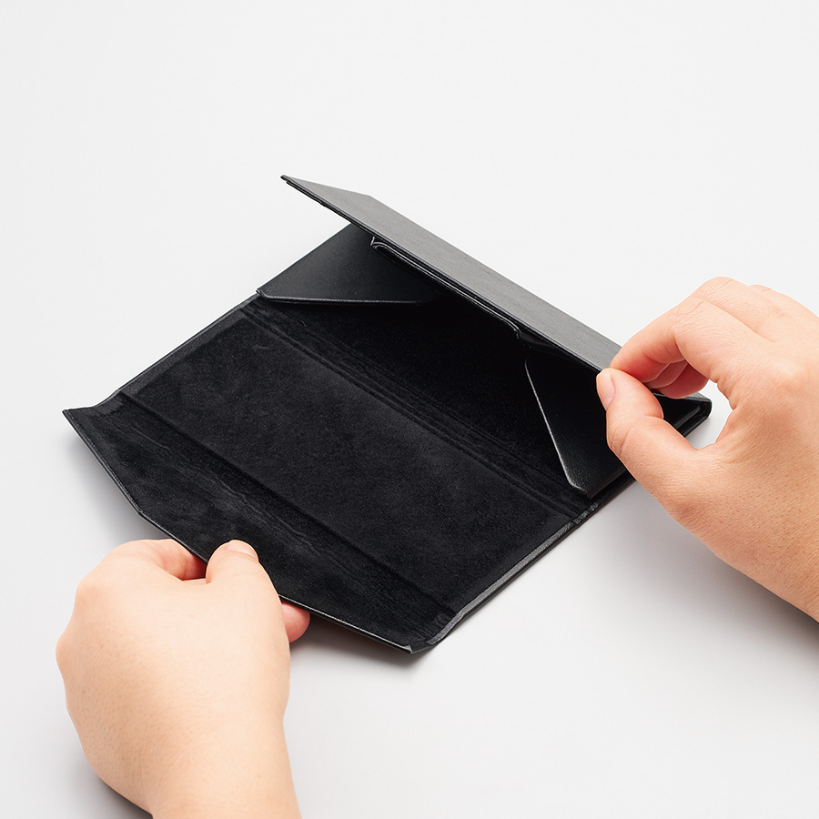 オリジナル レザースタイルメガネケース