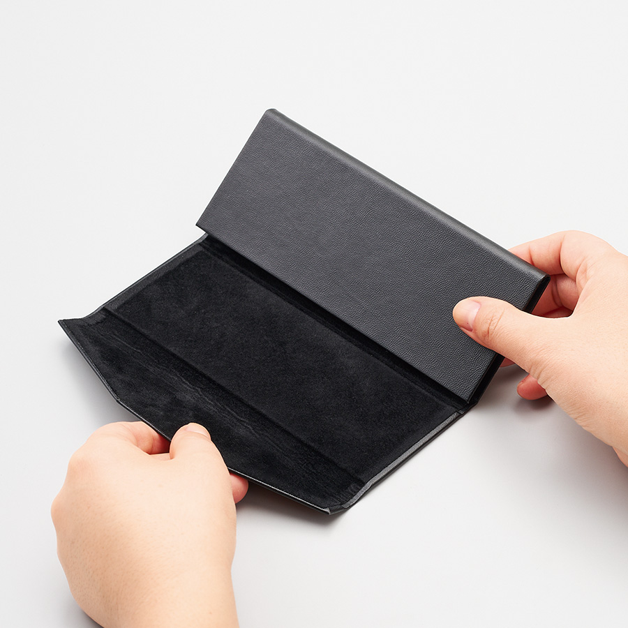 オリジナル レザースタイルメガネケース