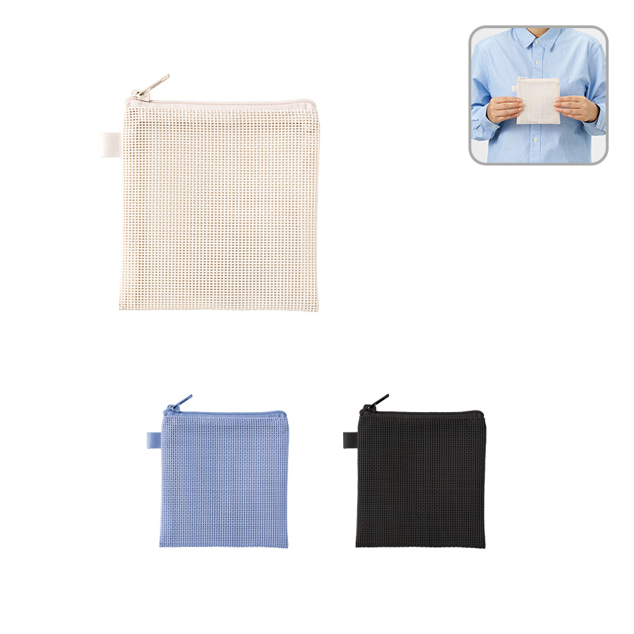 オリジナル　ハードメッシュフラットポーチ(SS)