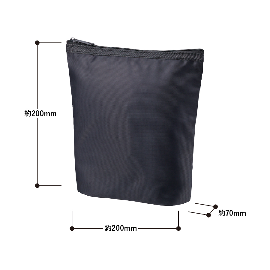 オリジナル ライトクーラーガゼットマチ付ポーチ