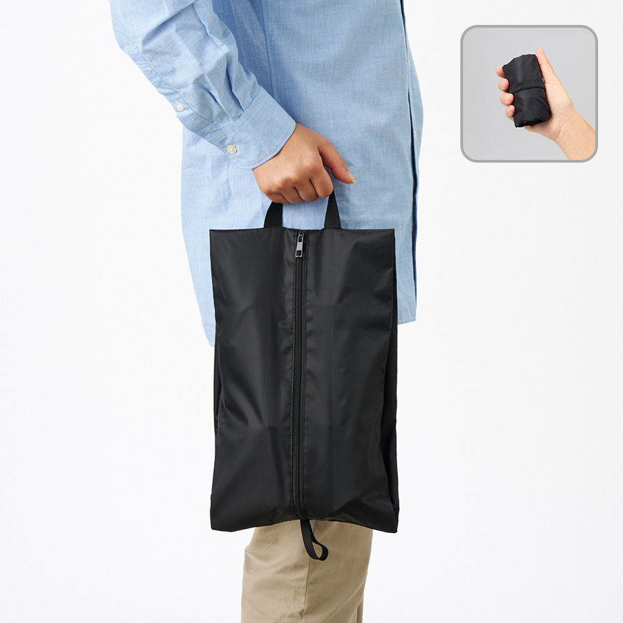 オリジナル　コンパクトになるシューズケース