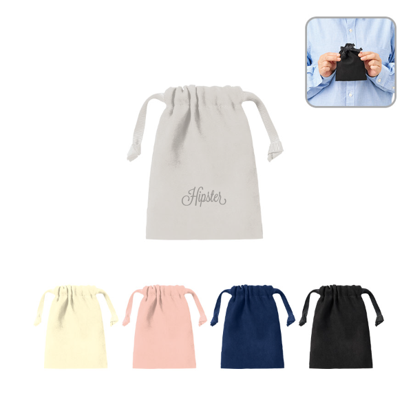 オリジナル　スウェード風巾着(S)