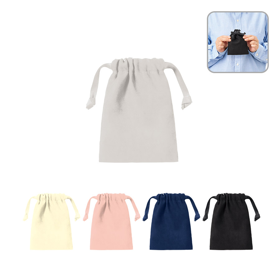 オリジナル　スウェード風巾着(S)