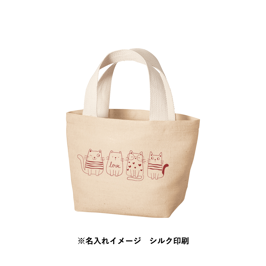 オリジナル　ジュートコットントートバッグ(S)
