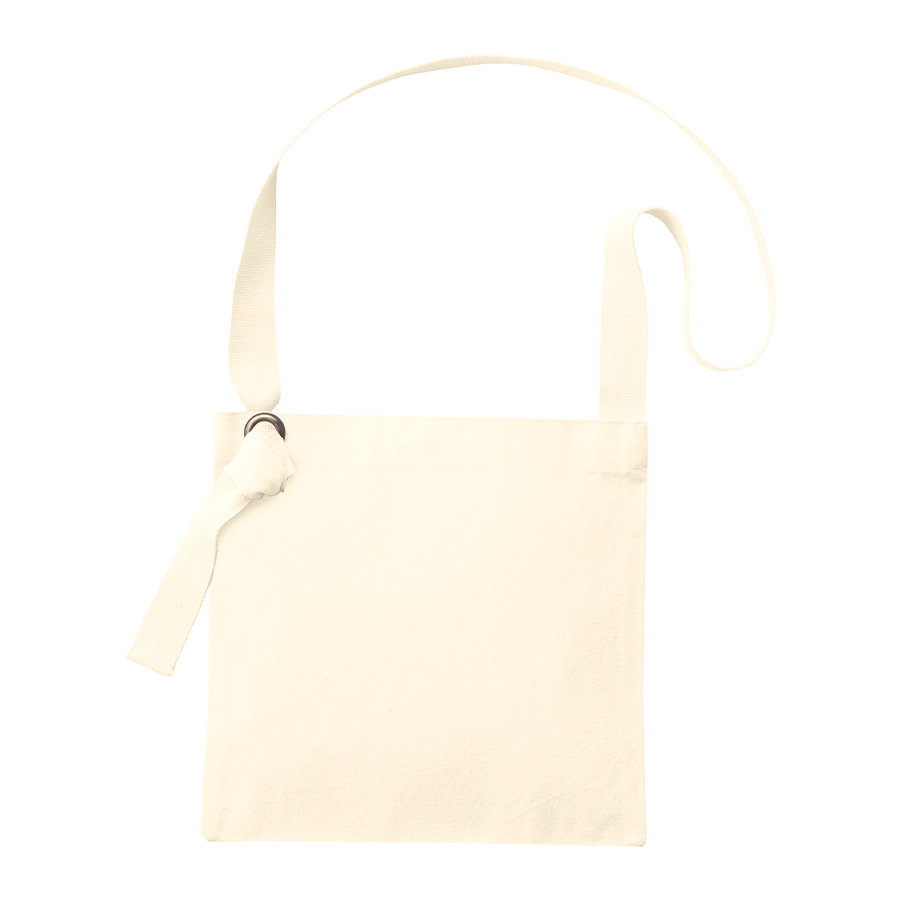 オリジナル キャンバススクエアサコッシュ ナチュラル