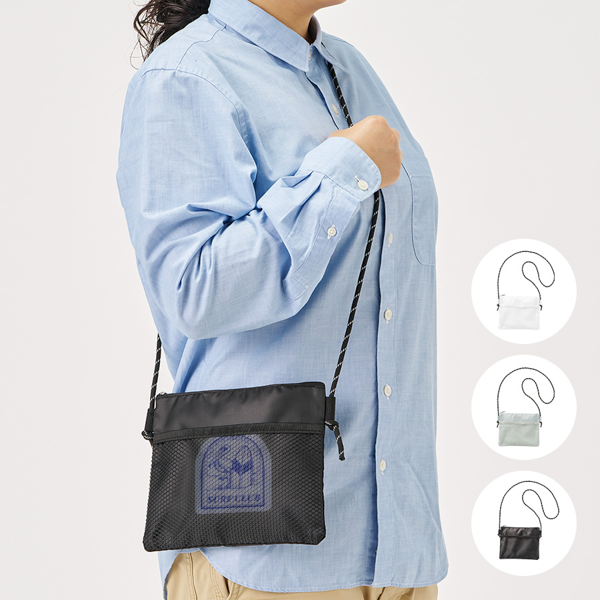 オリジナル　メッシュポケットサコッシュ