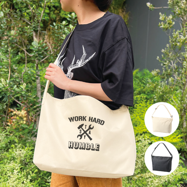 オリジナル アジャスター付ファスナーショルダーバッグ