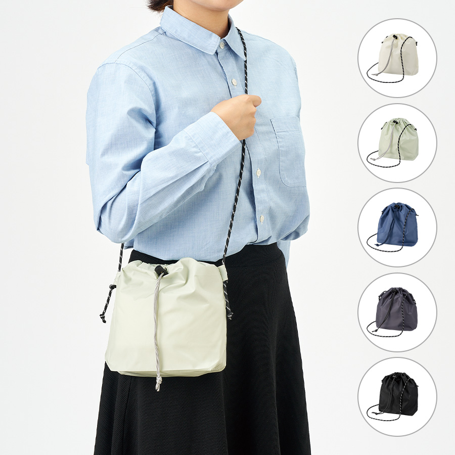 オリジナル ファインライトポリ巾着ショルダー