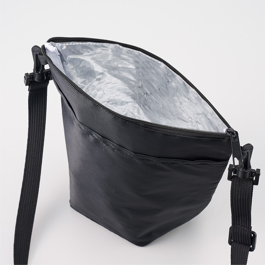 オリジナル 保冷ボトルホルダーサコッシュ ワイド