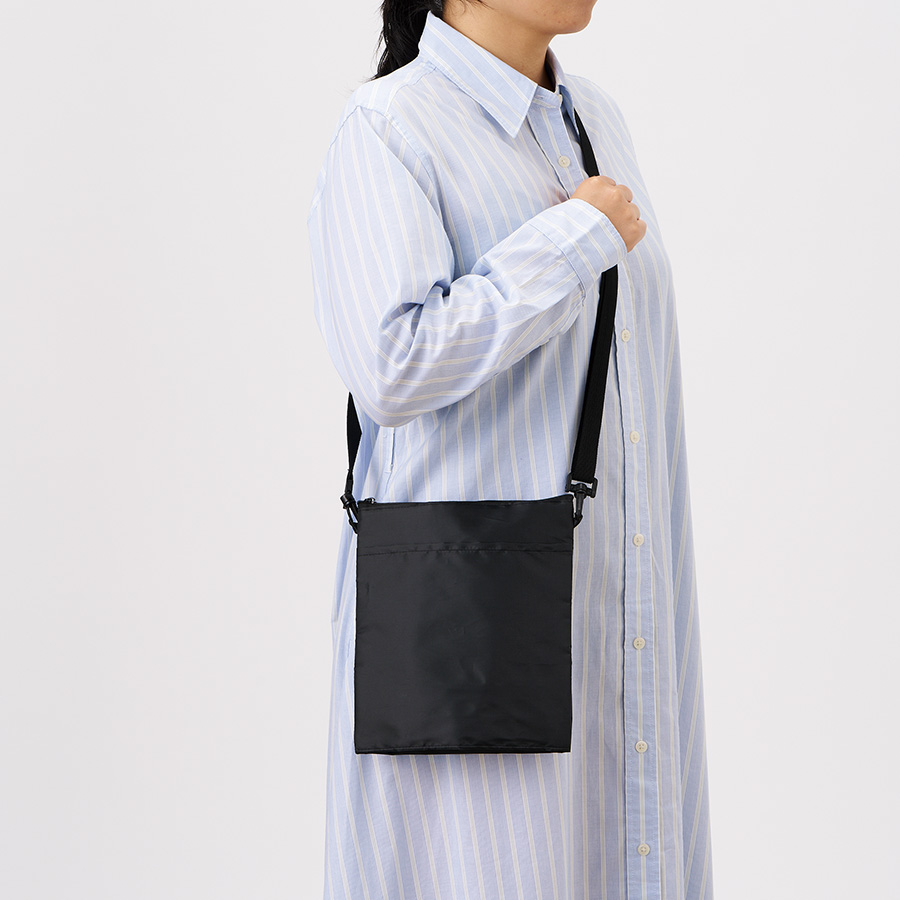 オリジナル 保冷ボトルホルダーサコッシュ ワイド