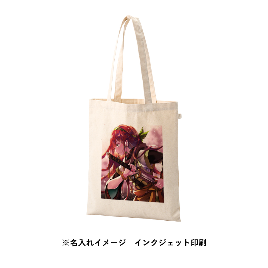 オリジナル キャンバスフラットトートバッグループ付 ナチュラル