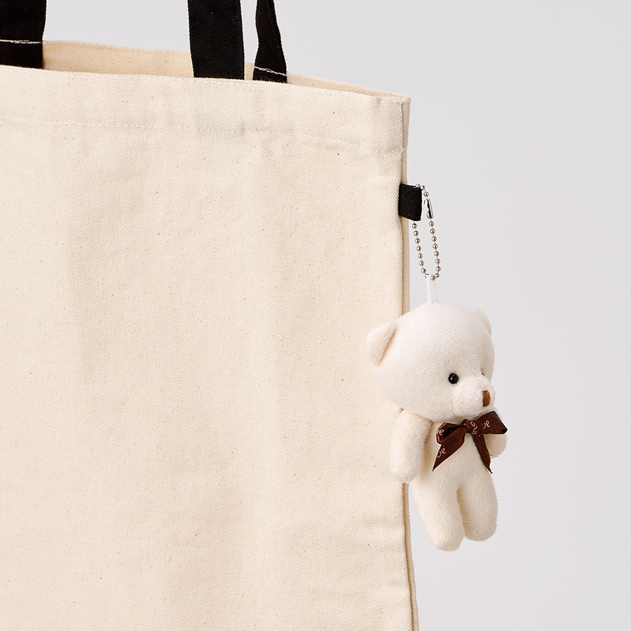 オリジナル キャンバスフラットトートバッグループ付 ナチュラル