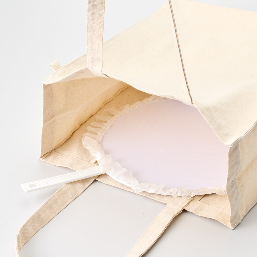 オリジナル キャンバスボックストートバッグループ付 ナチュラル