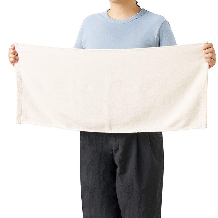 オリジナル オーガニックコットンフェイスタオル