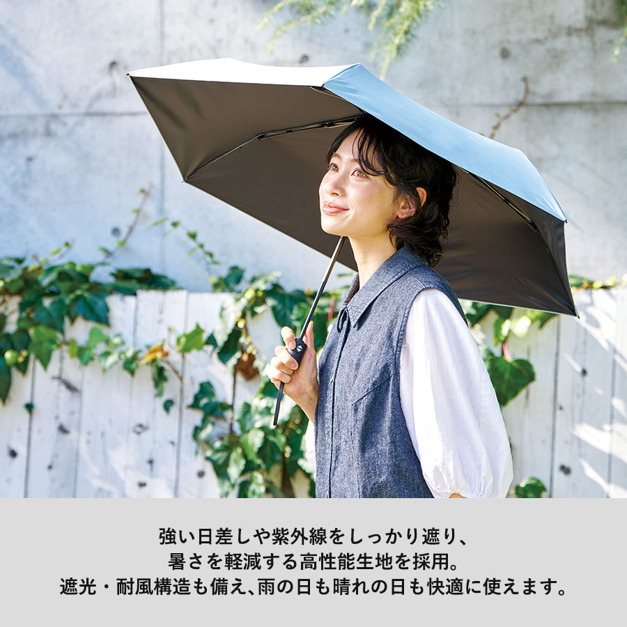 オリジナル 自動開閉遮熱遮光折りたたみ傘
