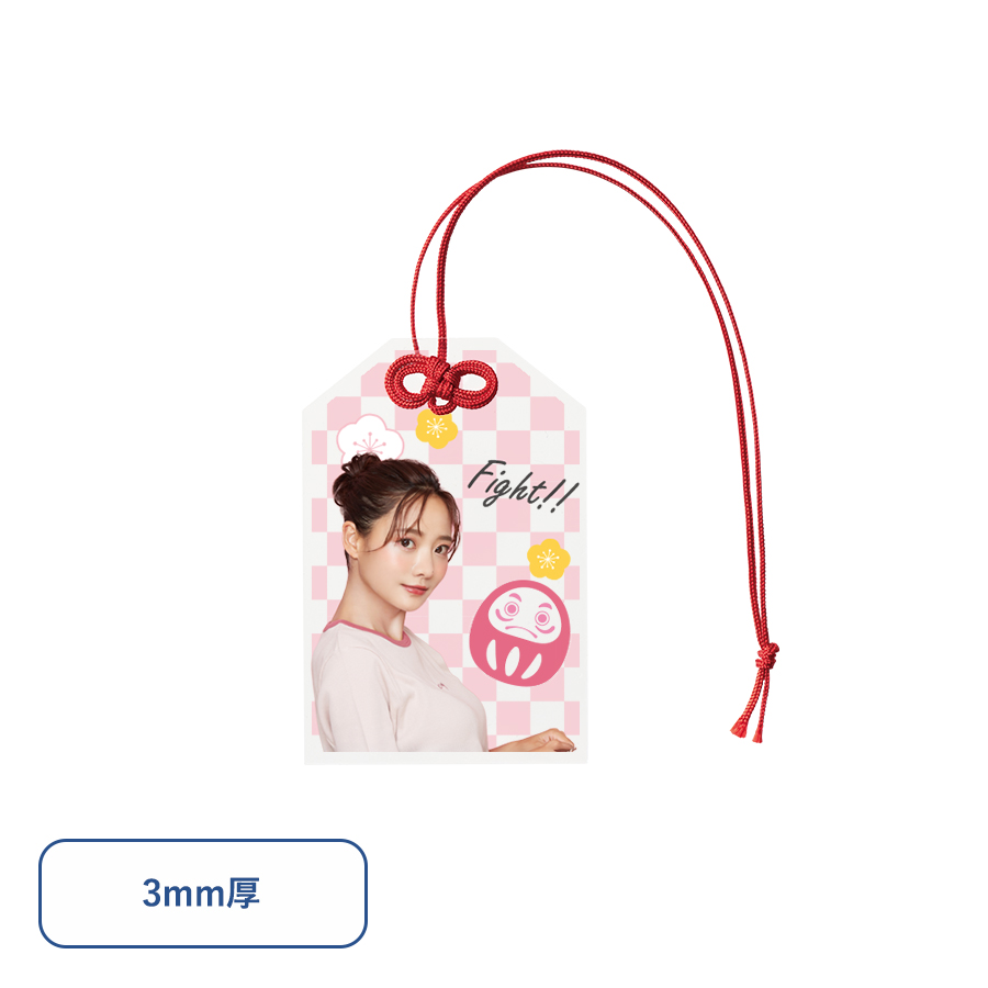 オリジナル　アクリルお守り(M)　3mm厚　片面印刷