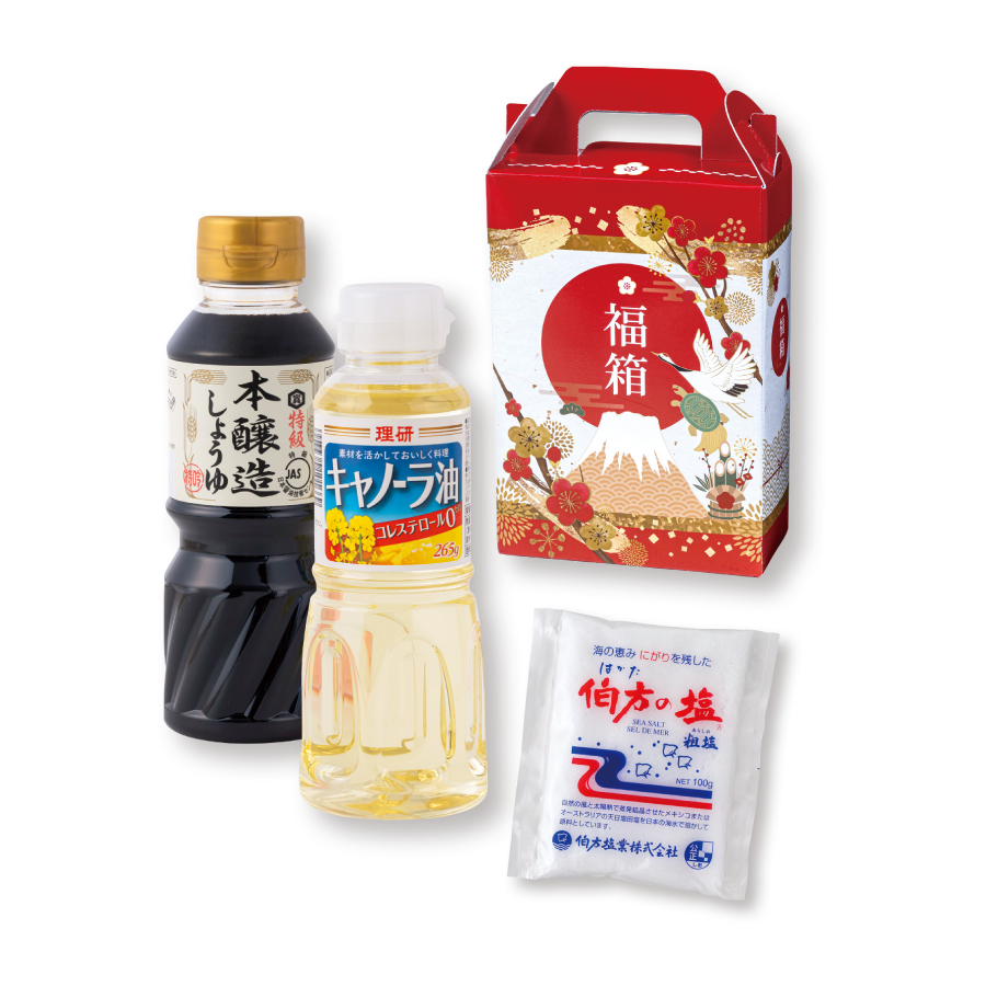 開運福箱　調味料3点セット