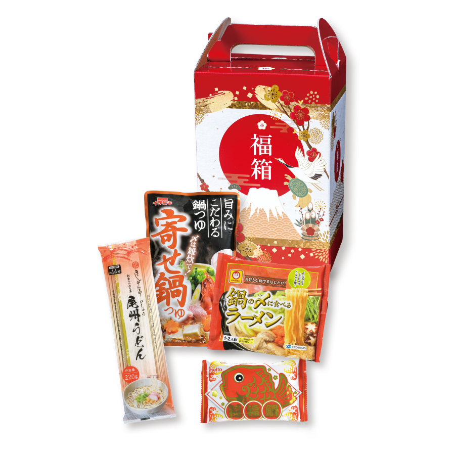 開運福箱バラエティフード4点セット
