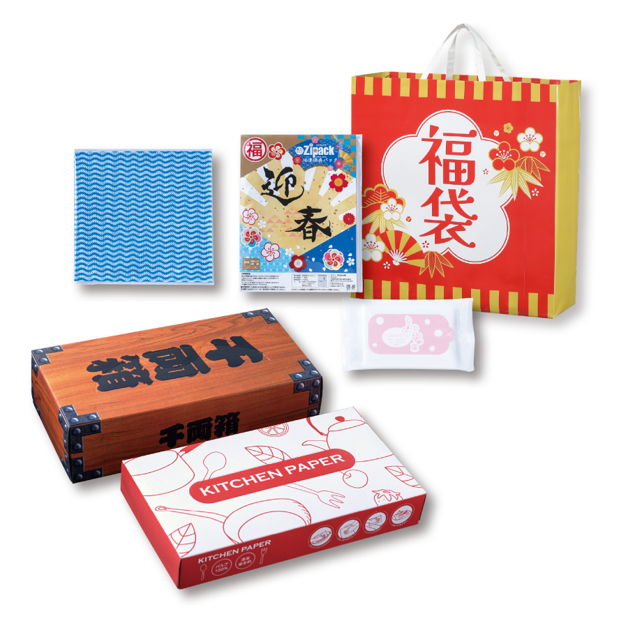 祝いの松竹梅福袋5点セット