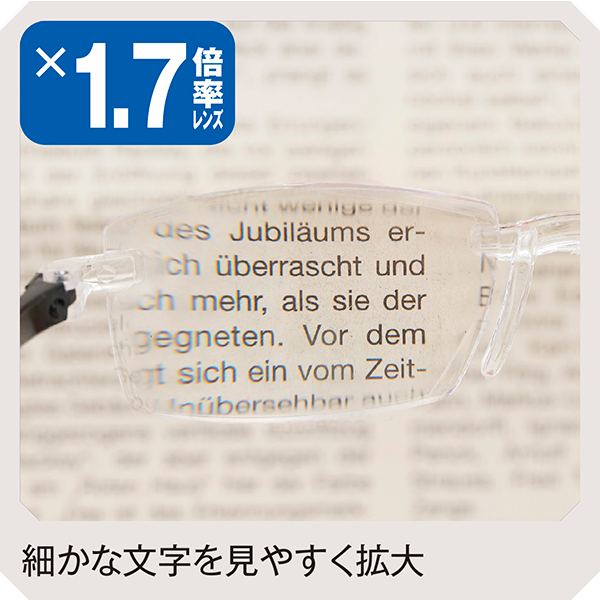 オリジナル メガネ型ルーペ