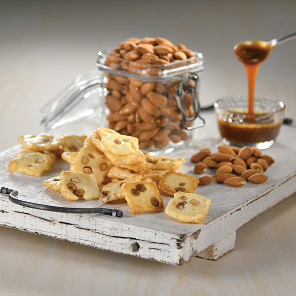 至福の逸品　キャラメル風味アーモンドおかき